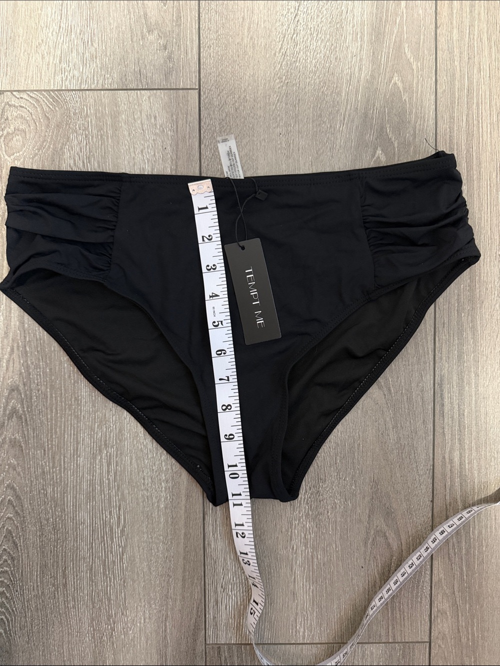 Tempt Me High-Waist Black Bikini Bottom - Picture 5 of 5